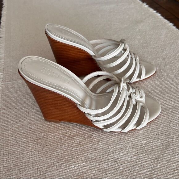 SCHUTZ Octavia Calf Leather Sandal Size 7.5 - Picture 2 of 6